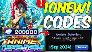 ️New️ ALL WORKING CODES FOR ANIME DEFENDERS IN 2024! ROBLOX ANIME DEFENDERS CODES