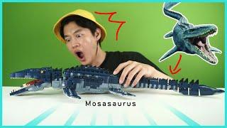 거대한 모사사우루스 조립하기 Mosasaurus brick