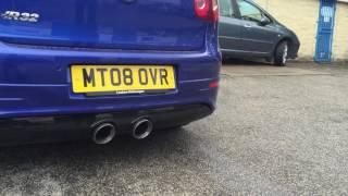 VW Golf R32 Miltek exhaust