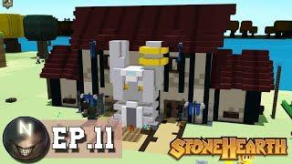 Stonehearth [ #11 ] Храм Ушастого Бога! [Alpha 22]