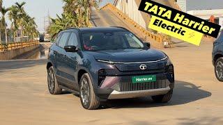 Tata Harrier Electric ️ First Drive Shots - Off Road - Track - All !! Harrier Ev 2025