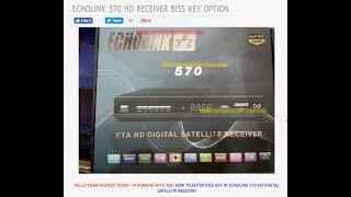 ECHOLINK 570 HD RECEIVER BISS KEY OPTION