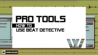 Pro Tools: How To Edit Track Groups Using Beat Detective | WinkSound