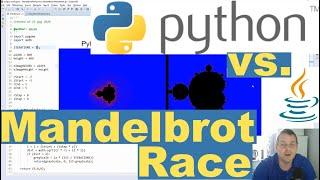 Java vs Python Mandelbrot set race