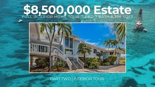 20 Minute Tour of $8.25M Florida Keys Waterfront Home For Sale | Fishing Paradise