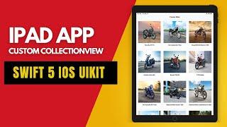 Create iPad application with responsive custom collectionview using Swift 5 XCode | Hindi | UIKit