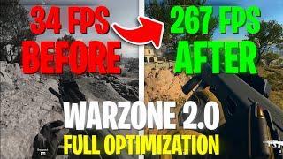 WARZONE 2 FPS BOOST GUIDE: - Optimize FPS & Performance ON ANY PC! ️