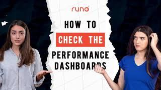 How to check the performance dashboard | Mobile App | Runo