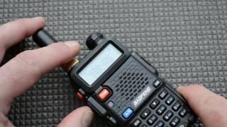 Рация Baofeng UV-5R сохраняем частоту, настройка каналов