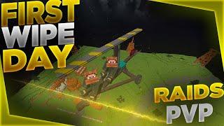 FIRST DAY 3 LOADED BASE RAİDED | RustEx Official (DUO) | Ep.2