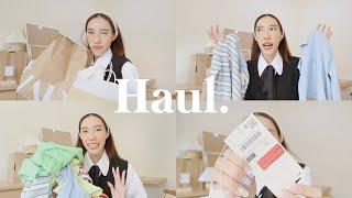 Shopping Haul  Ep.11 เปิดถุงเสื้อผ้า ZARA จุกๆแน่นๆเกือบหมื่น! อะไรลด อะไรควรตำ l jjjjiinaa55