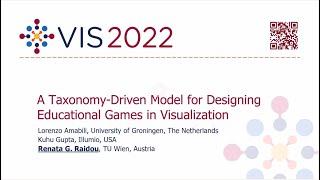 A Taxonomy-Driven Model for Designing Educational Games in Visualization