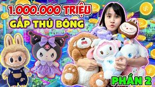 Chị Vê Dùng 1.000.000 Triệu Gắp Sạch Thú Bông | Phần 2 - Vê Vê Channel