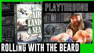 Air Land and Sea Board Game Playthrough on Rolling with the Beard