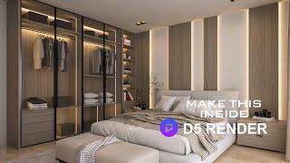 Bedroom Interior | step by step | D5 Render