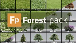 forest  pro 6.3.1  | 3dmax | beginner tutorial