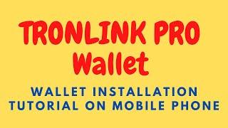 TRONLINK PRO Tutorial | How to install and use TronLink Pro App in Mobile