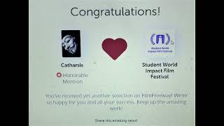 My film Catharsis selected at SWIFF 2023 USA