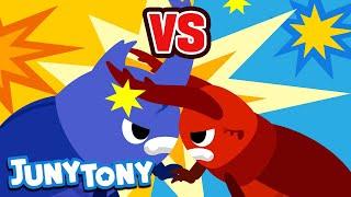 Rhino Beetle vs. Stag Beetle | JunyTony Versus Series Ep.4 | Insect Song for kids | JunyTony