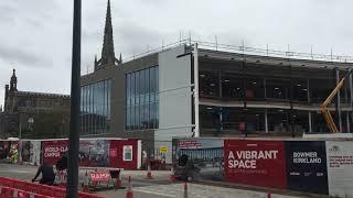 West view of the construction site | 02.10.20 | UCLan Masterplan