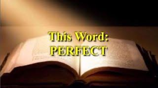 This Word "Perfect" with Coach Nagy