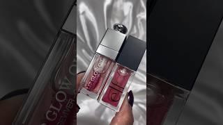 Lip oil comparison - Elf new lip oil and Dior #shorts