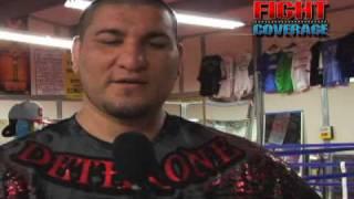 Chris Arreola April 2009: Trains for Jameel McCline (Williams Wright Card)