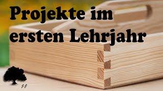 Tischler und Schreiner - Projekte im ersten Lehrjahr | J.J.