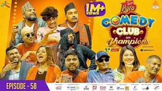 WAI WAI QUICK PYRO COMEDY CLUB WITH CHAMPIONS | EPI 58 | Bipin Karki, Keki Adhikari, Arpan Thapa