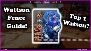 Wattson Fence guide from the top 1 Wattson!