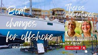 Theros Adventures update: Boat changes for offshore sailing in preparation for a new voyage!