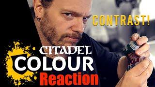 Citadel Colour Contrast Paint Reaction with MiniWarGaming Lee