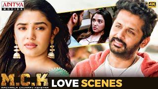 Macharla Chunaav Kshetra (M.C.K) Love Scenes | South Movie | Nithiin | Krithi Shetty | Aditya Movies