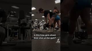 MY GYMCRUSH SHOOTS HER SHOT AT THE GYM #gymcrush #gymgirl #legday #gymrizz #gymcouple #gym