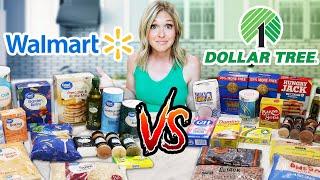 START A PANTRY ON A BUDGET | WALMART VS. DOLLAR TREE HAUL | KITCHEN PANTRY BASICS