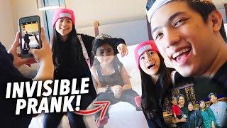 INVISIBLE Prank On Natalia!! (Singapore Trip!!) | Ranz and Niana