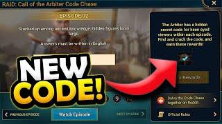 NEW PROMO CODE - CODE CHASE RAID CALL OF THE ARBITER EP2 | RAID SHADOW LEGENDS