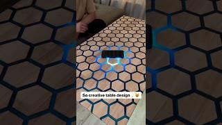 epoxy resin table with sensor | smart table  | sensor table  | epoxy table | touch sensitive table