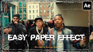 How to create PAPER STACK EFFECT (All Digital) (After Effects Tutorial)