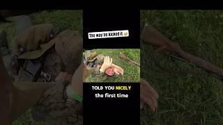 He should have dropped it  | WW2 reenactment | #history #m1garand #shorts #reenact