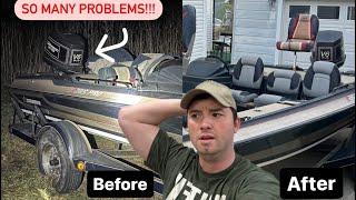 Can I Fix this Abandoned Bass Boat and Turn a Profit in Under 20 Minutes?