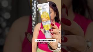 Garnier Serum Facewash #shortsfeed #skincare #facewash #trendingshorts #garnier #beautyhacks #skin