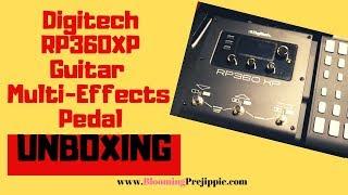 Digitech RP360XP Guitar Multi Effects Pedal Unboxing Video Description