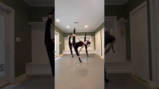 Trying this DANCE TREND with 3!️#shorts #dancers #flexible