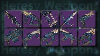 The best weapon rolls of Episode 3: Heresy