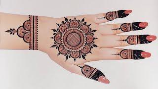 Easy Stylish Gol tikki Mehndi designs Simple Mehandi design |Mehandi ka design |Latest Mehndi design