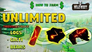 HOW to farm *UNLIMITED* THUNDERSTRUCK items in The Wild West Halloween Update - Roblox