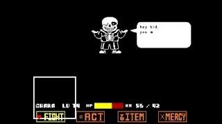 Sans dodges... twice?