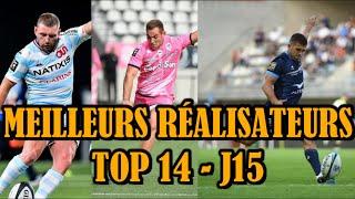  J15 MEILLEUR RÉALISATEUR TOP 14 2022 2023 CHAMPIONNAT DE FRANCE RUGBY RUSSELL CARBONEL SEGONDS