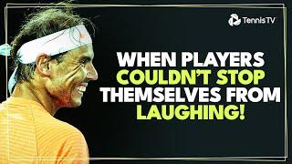 When ATP Players Couldn't Stop Themselves From Laughing! 